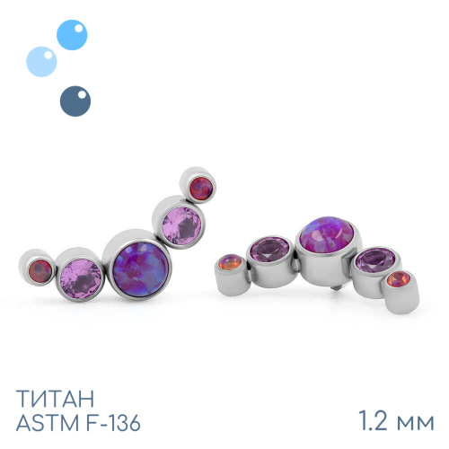 Накрутка-кластер 5K Romantic 1.2 мм фото 2